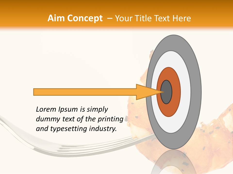 Scampi Cooking White PowerPoint Template