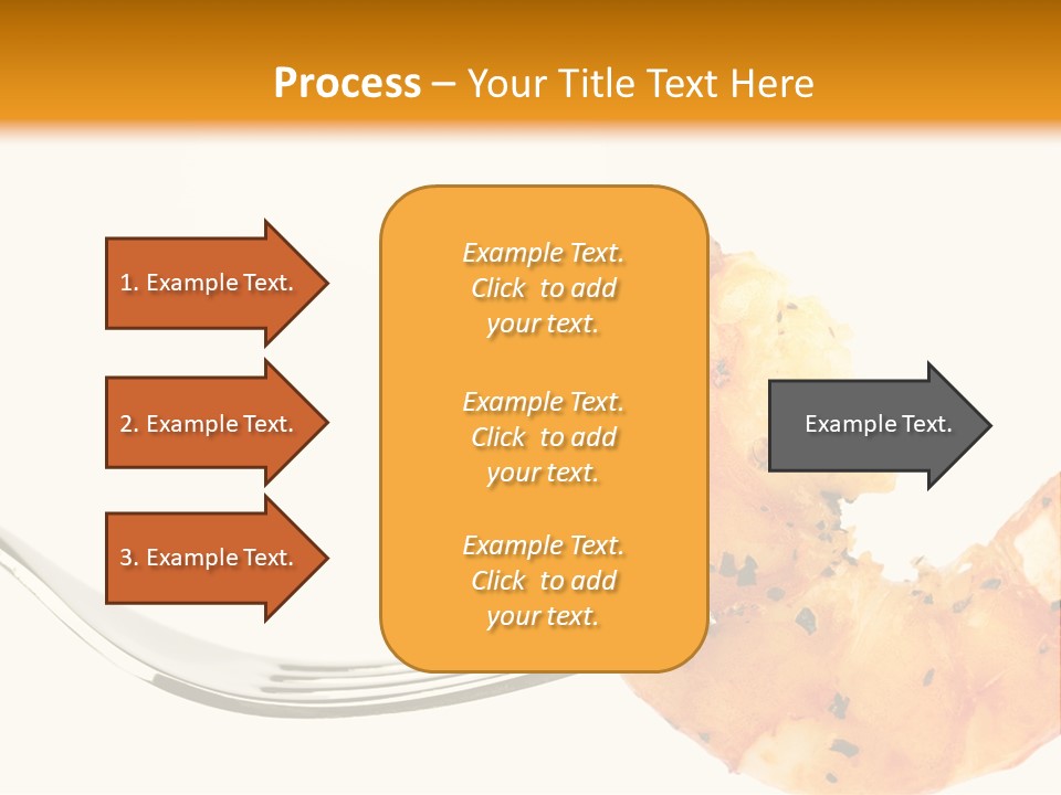 Scampi Cooking White PowerPoint Template