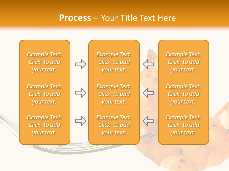 Scampi Cooking White PowerPoint Template