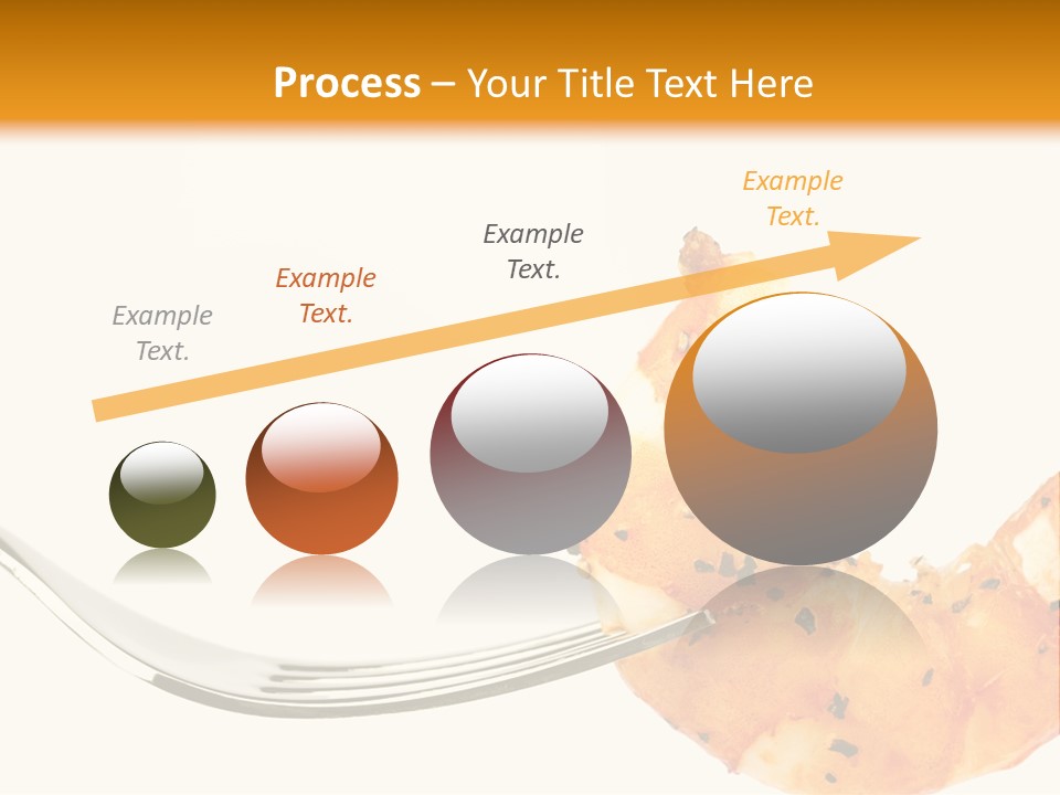 Scampi Cooking White PowerPoint Template