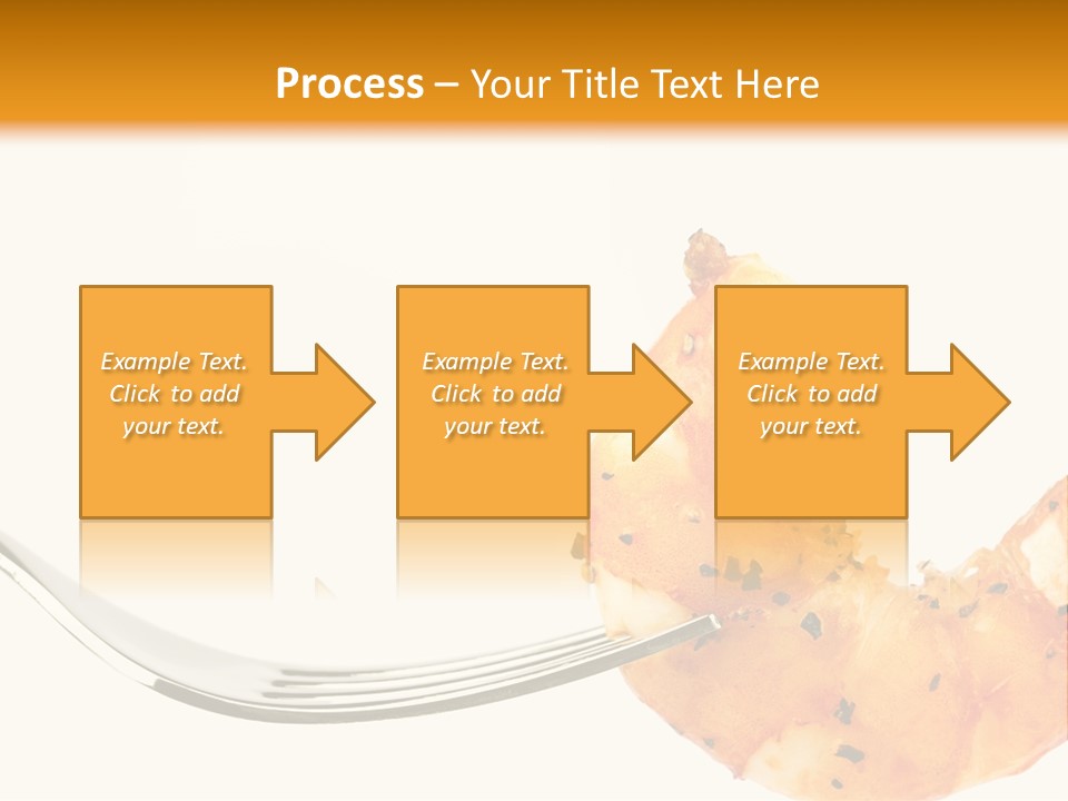 Scampi Cooking White PowerPoint Template