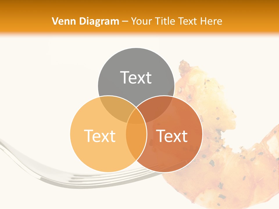 Scampi Cooking White PowerPoint Template