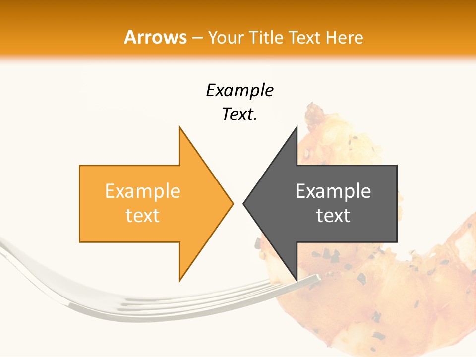 Scampi Cooking White PowerPoint Template