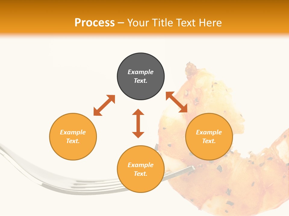 Scampi Cooking White PowerPoint Template