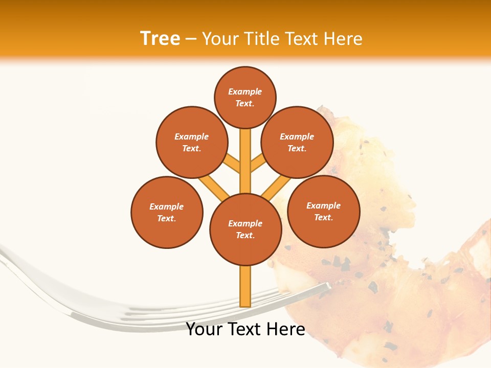 Scampi Cooking White PowerPoint Template