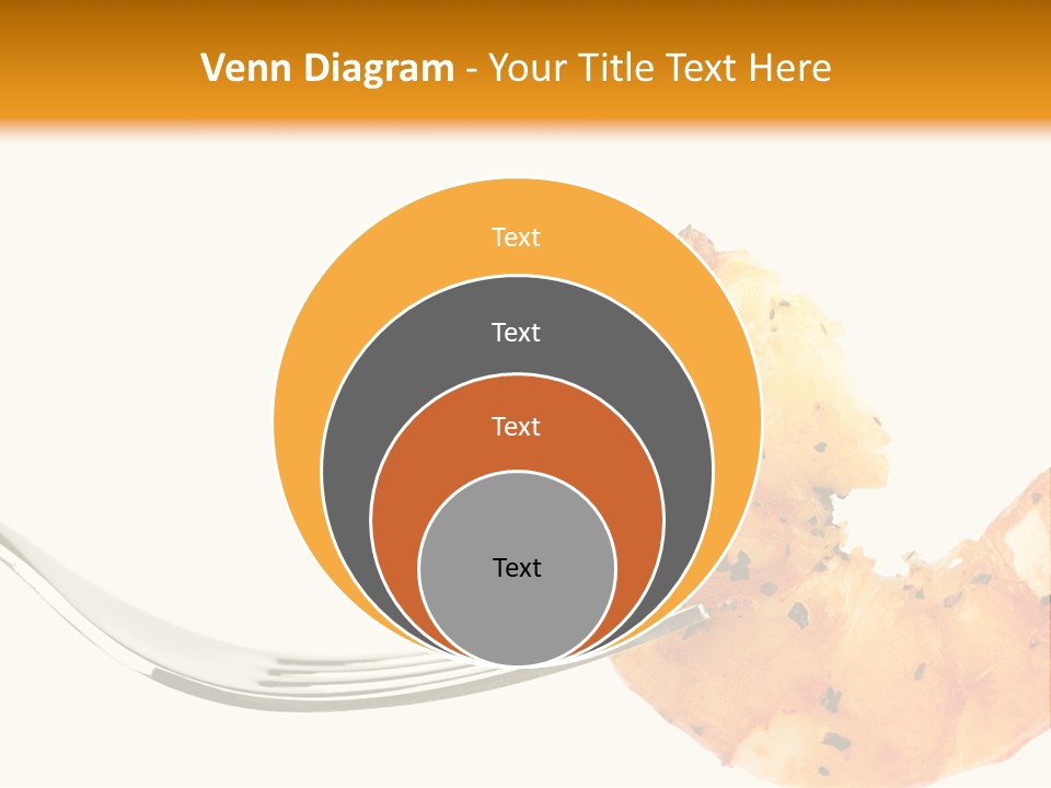 Scampi Cooking White PowerPoint Template