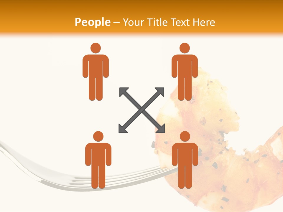 Scampi Cooking White PowerPoint Template