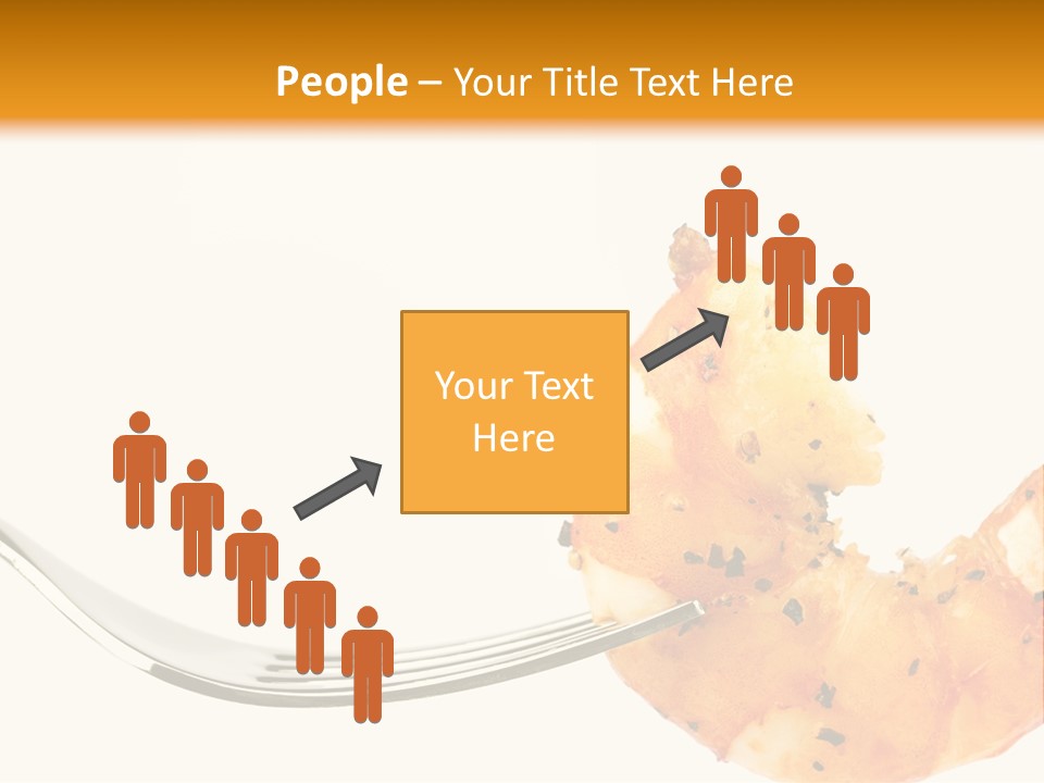 Scampi Cooking White PowerPoint Template