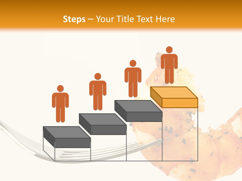 Scampi Cooking White PowerPoint Template