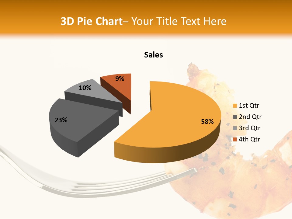 Scampi Cooking White PowerPoint Template