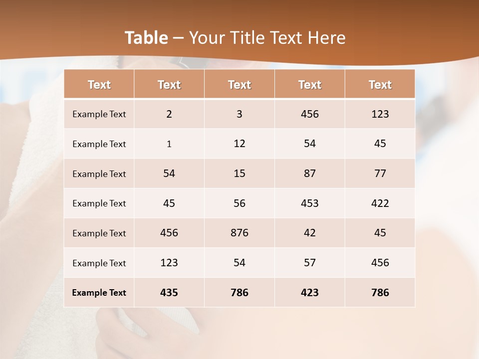 Hygiene Fresh Accessory PowerPoint Template