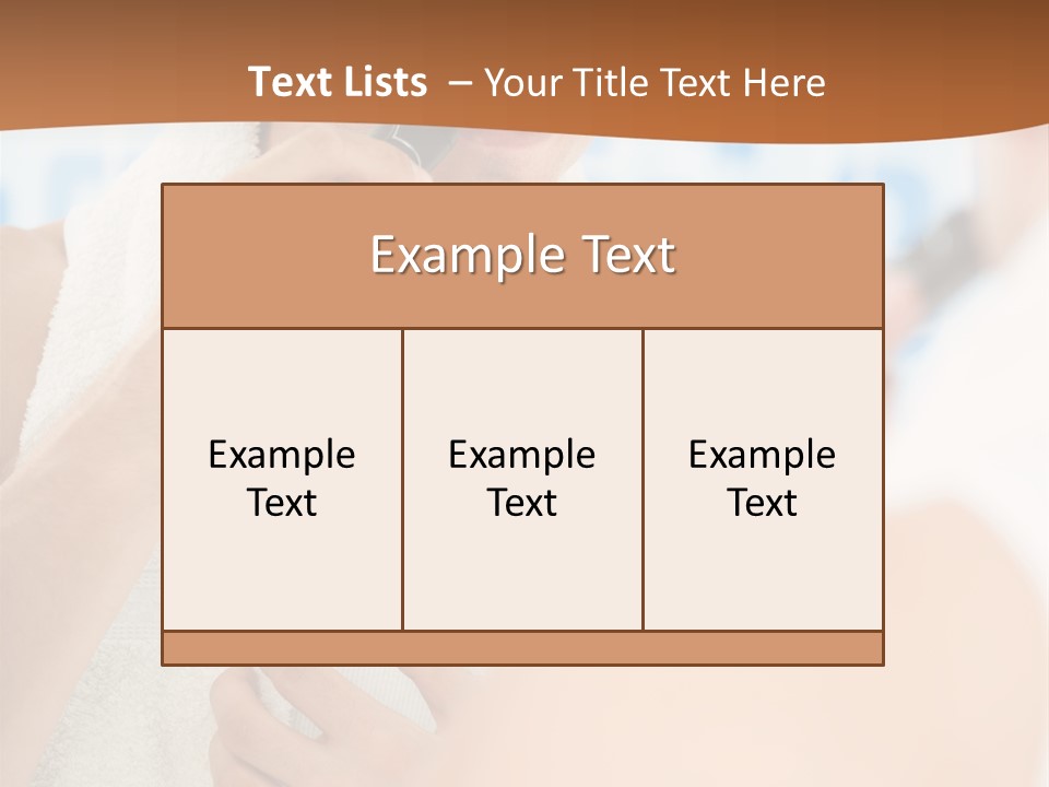 Hygiene Fresh Accessory PowerPoint Template