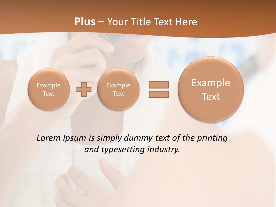 Hygiene Fresh Accessory PowerPoint Template