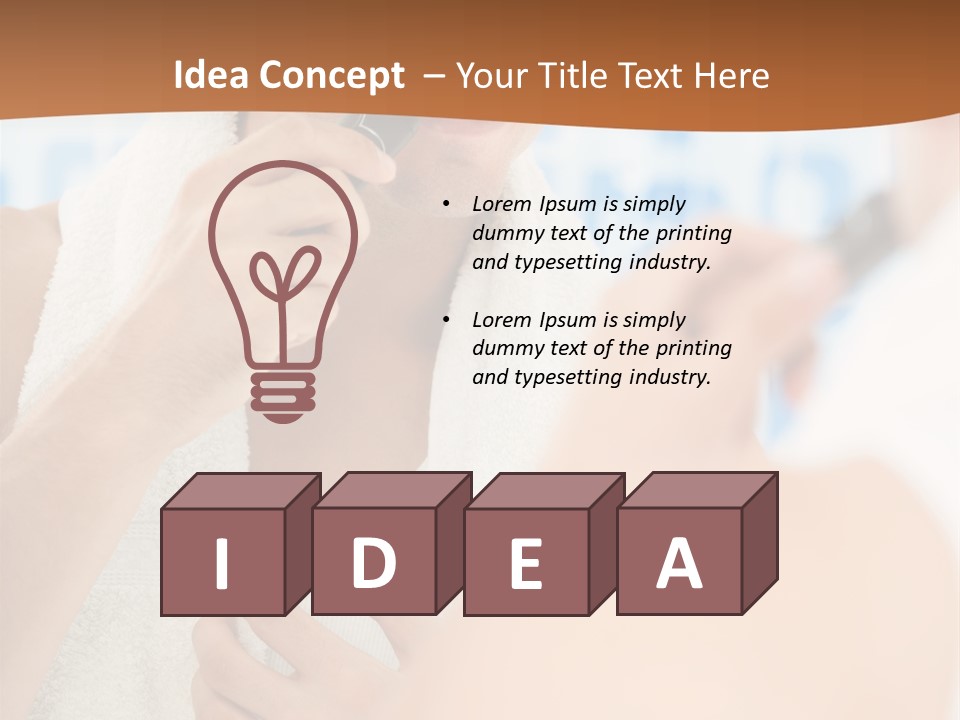 Hygiene Fresh Accessory PowerPoint Template