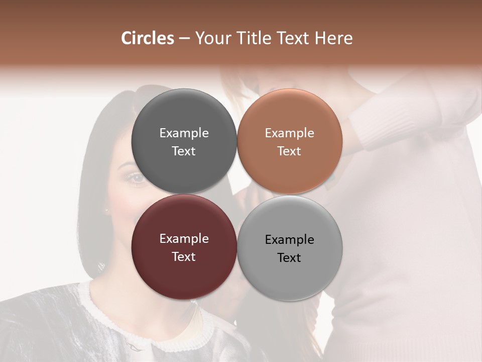 Person Client Haircutting PowerPoint Template