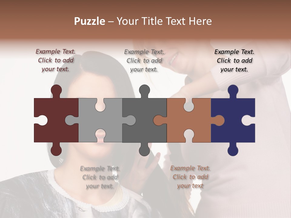 Person Client Haircutting PowerPoint Template