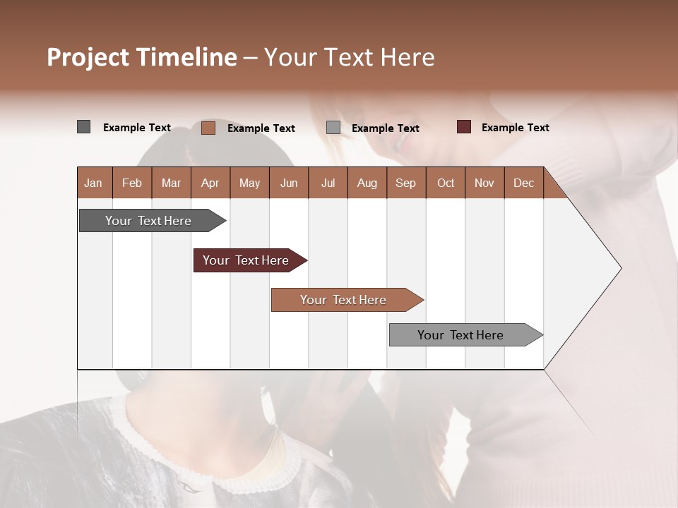 Person Client Haircutting PowerPoint Template