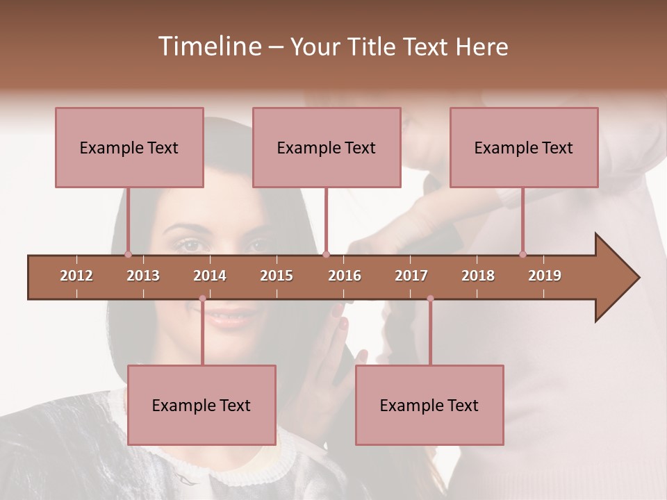 Person Client Haircutting PowerPoint Template