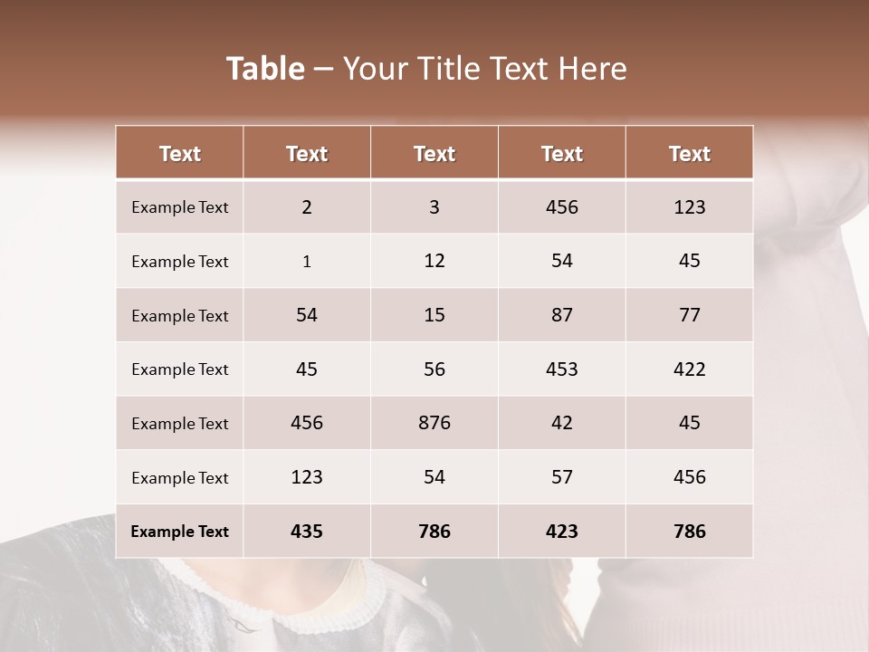 Person Client Haircutting PowerPoint Template