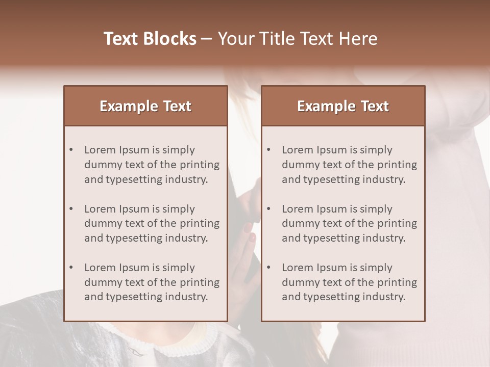 Person Client Haircutting PowerPoint Template