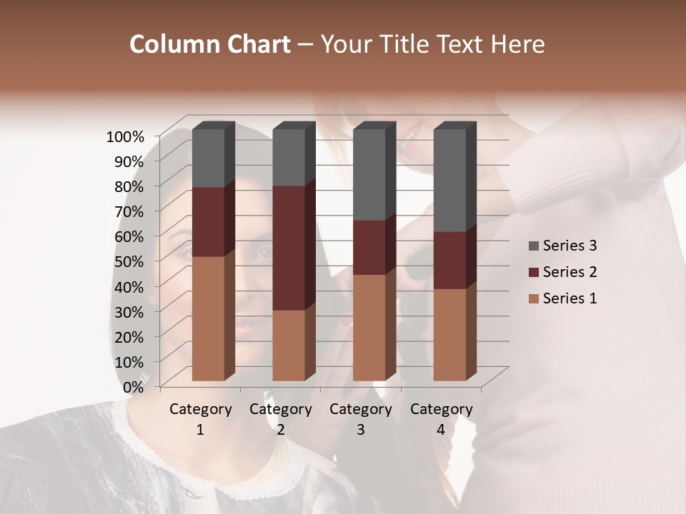 Person Client Haircutting PowerPoint Template