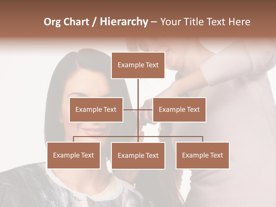 Person Client Haircutting PowerPoint Template