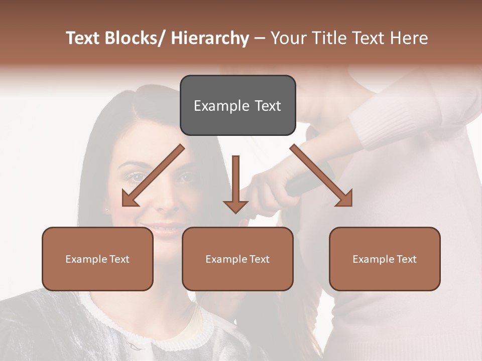 Person Client Haircutting PowerPoint Template