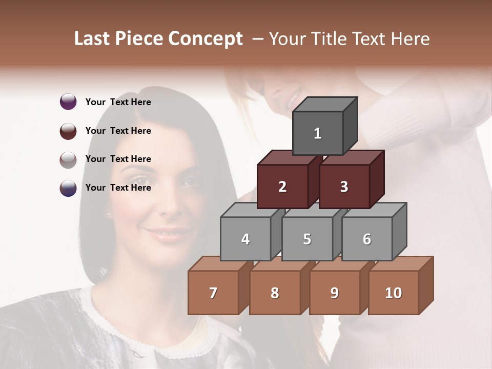 Person Client Haircutting PowerPoint Template