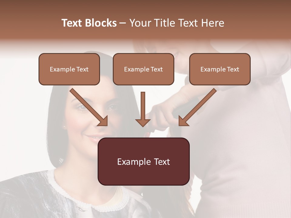 Person Client Haircutting PowerPoint Template