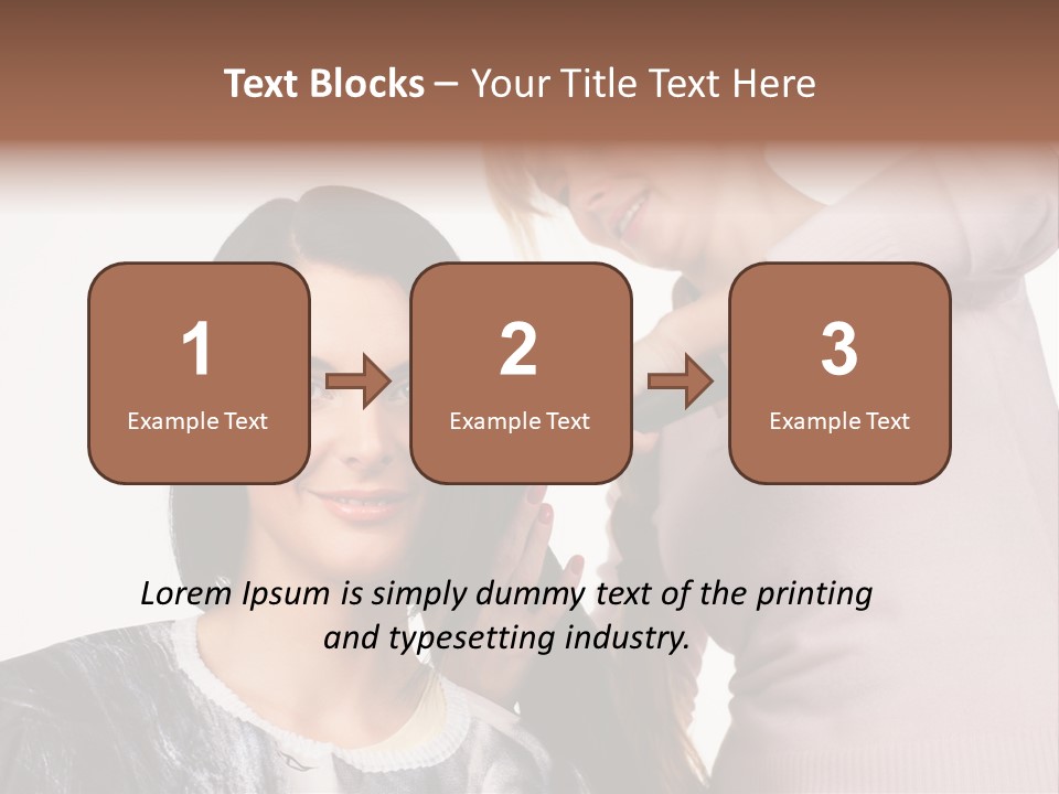 Person Client Haircutting PowerPoint Template