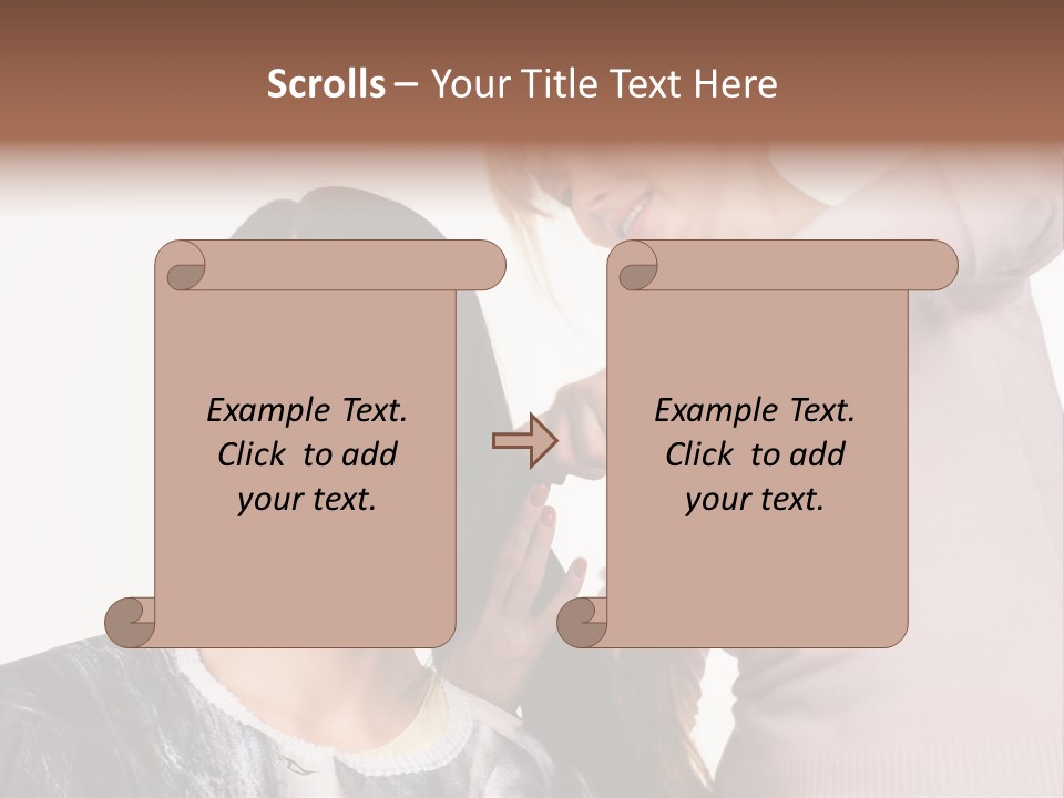 Person Client Haircutting PowerPoint Template
