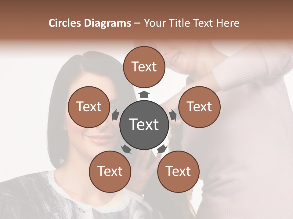 Person Client Haircutting PowerPoint Template