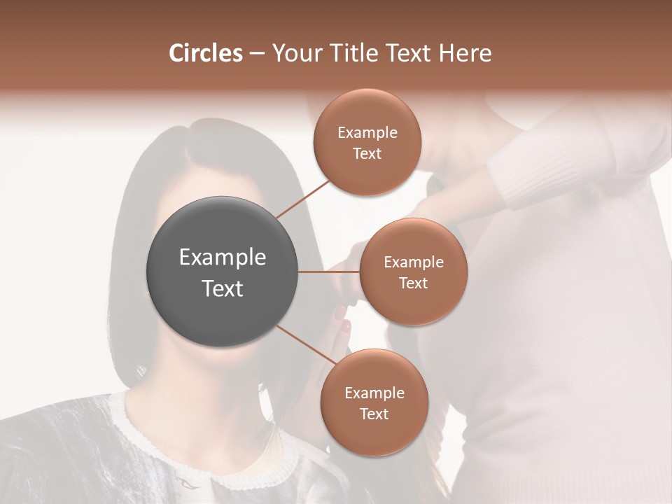 Person Client Haircutting PowerPoint Template