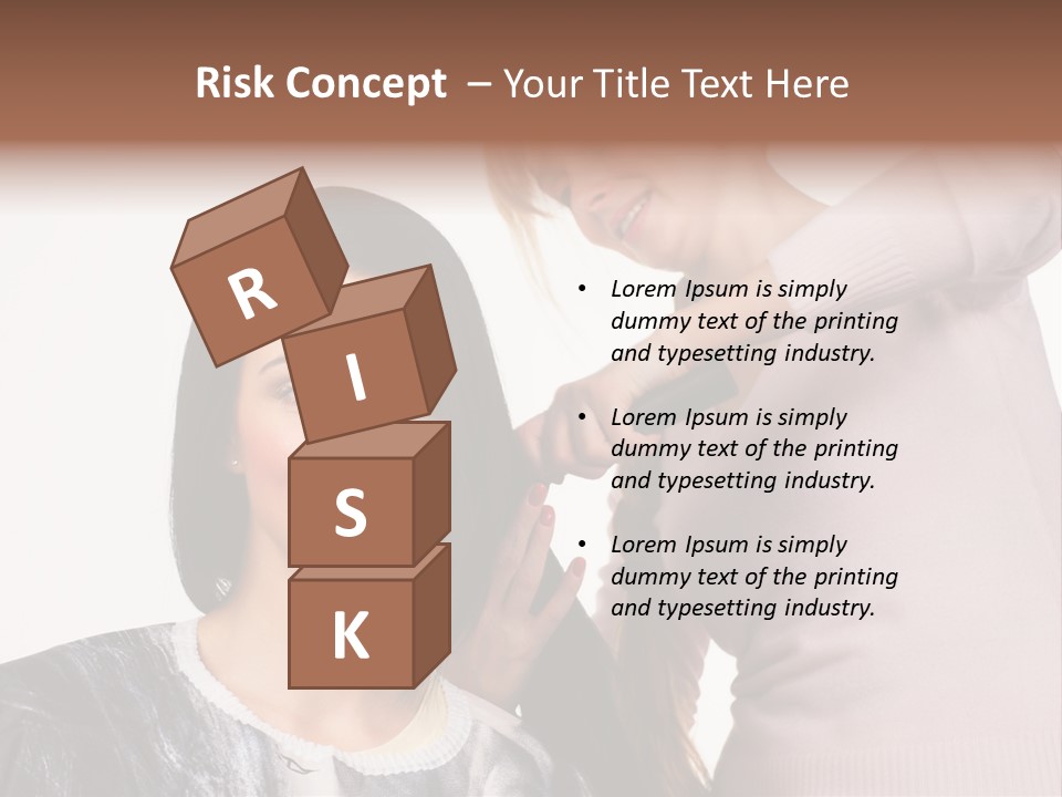 Person Client Haircutting PowerPoint Template