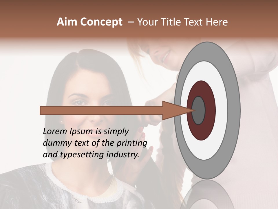 Person Client Haircutting PowerPoint Template