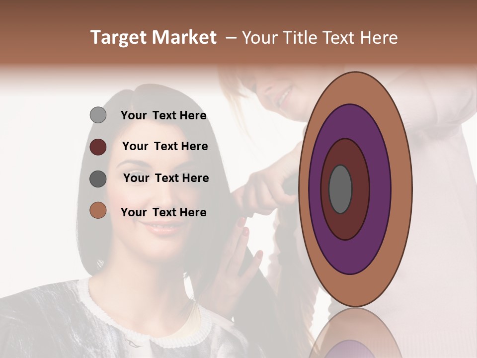 Person Client Haircutting PowerPoint Template