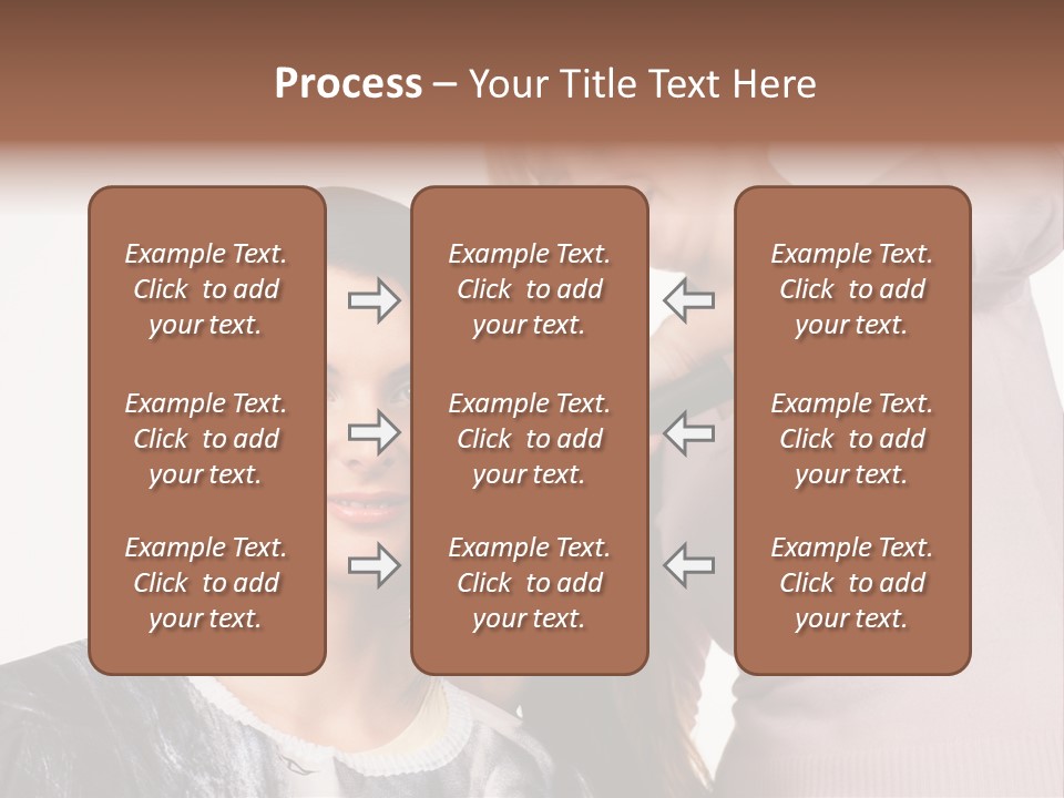 Person Client Haircutting PowerPoint Template