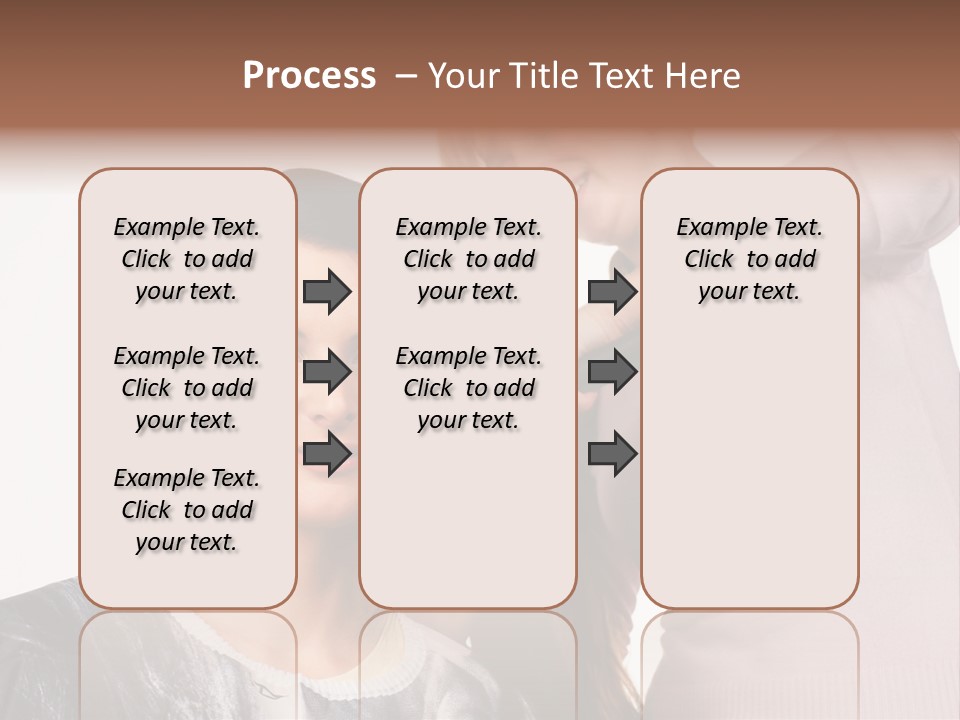 Person Client Haircutting PowerPoint Template