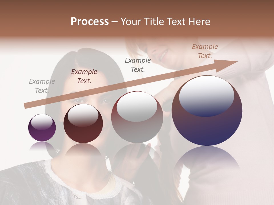 Person Client Haircutting PowerPoint Template