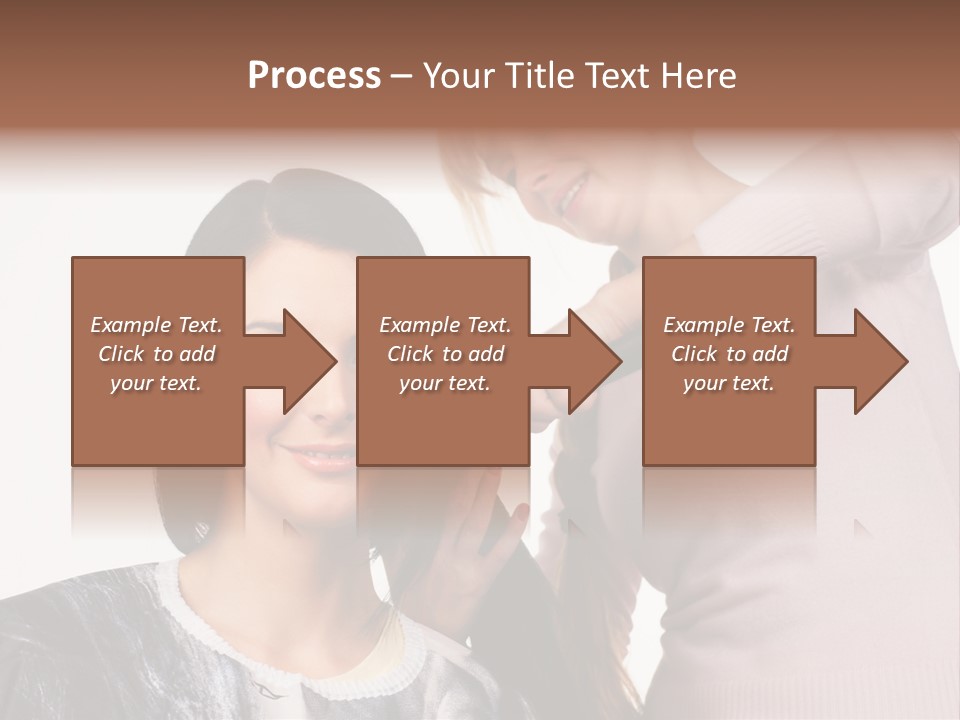 Person Client Haircutting PowerPoint Template
