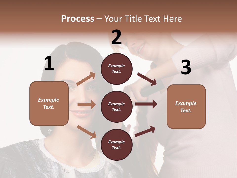 Person Client Haircutting PowerPoint Template