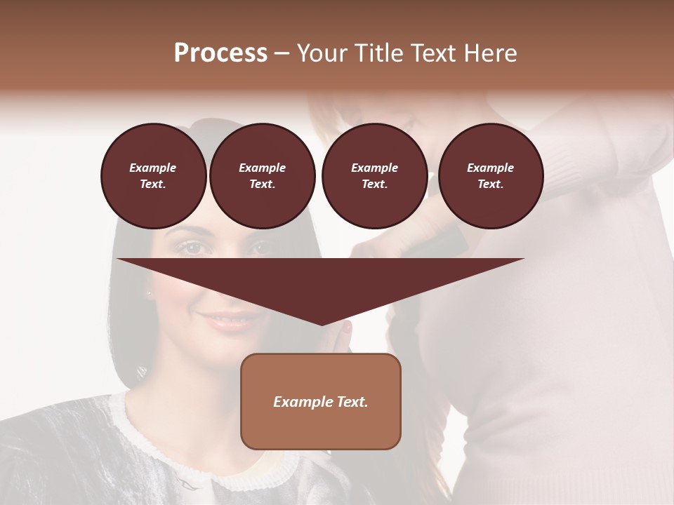 Person Client Haircutting PowerPoint Template