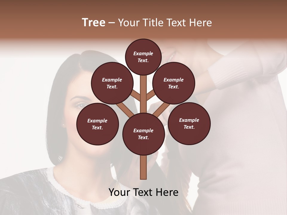 Person Client Haircutting PowerPoint Template