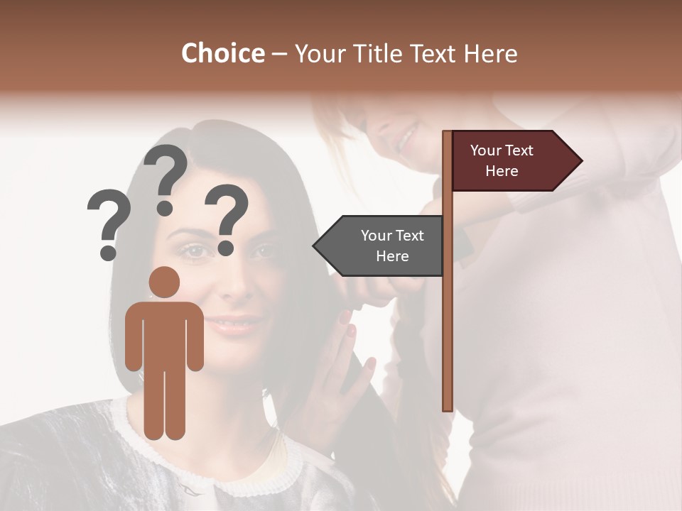 Person Client Haircutting PowerPoint Template