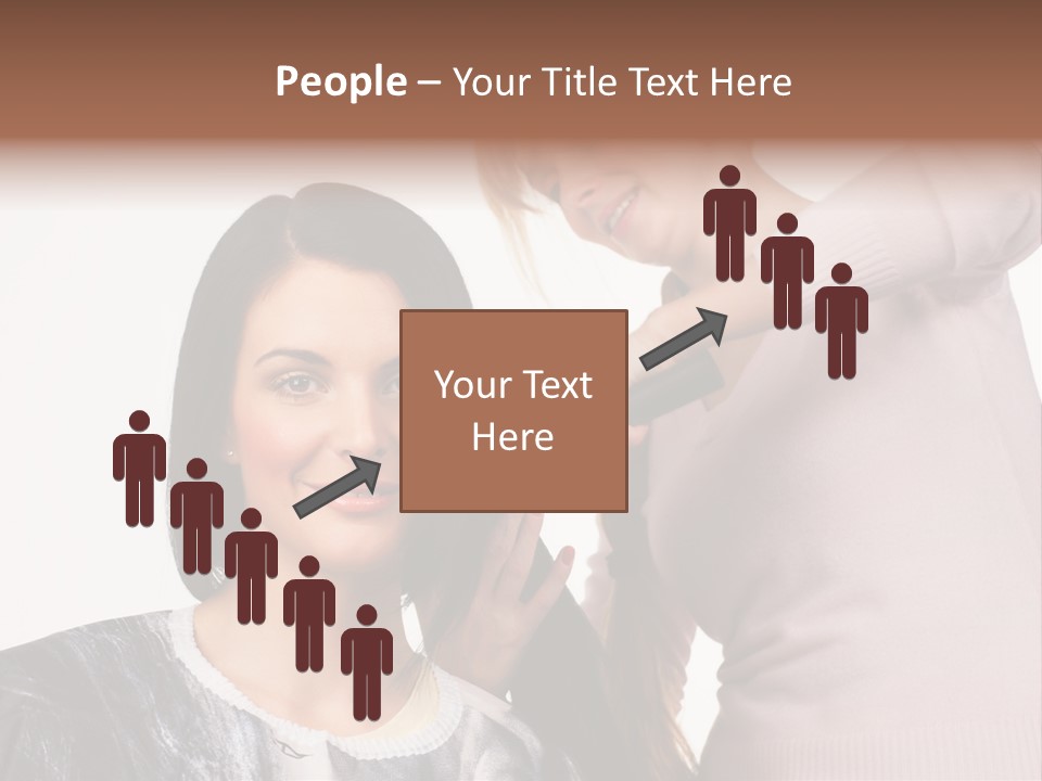 Person Client Haircutting PowerPoint Template