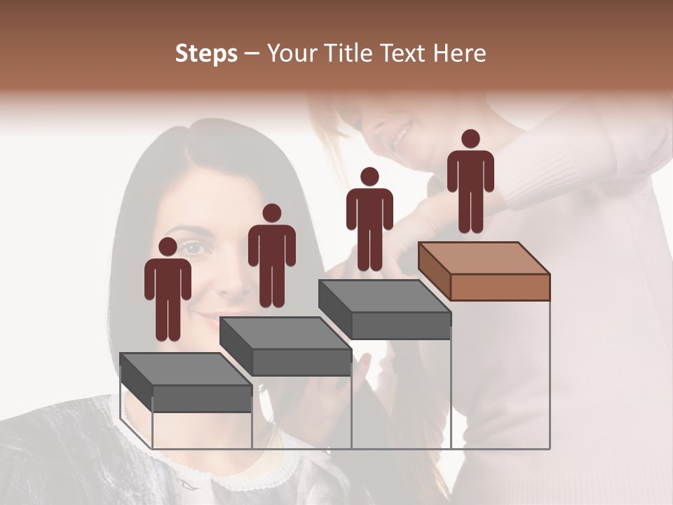 Person Client Haircutting PowerPoint Template