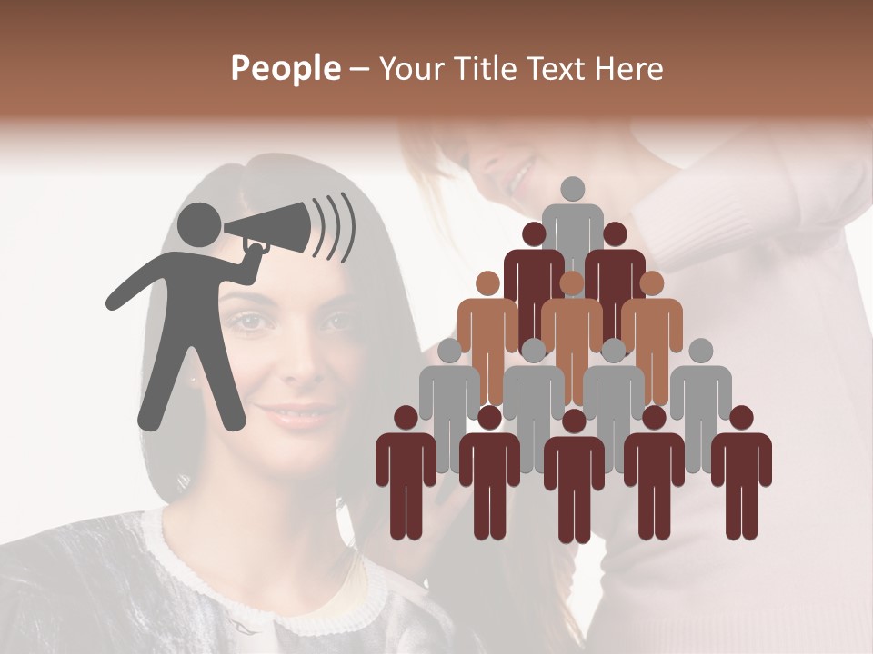 Person Client Haircutting PowerPoint Template