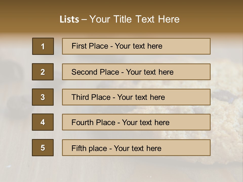Coffee Beans Horizontal Food PowerPoint Template