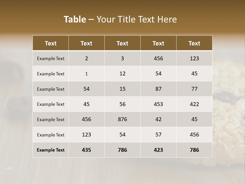 Coffee Beans Horizontal Food PowerPoint Template