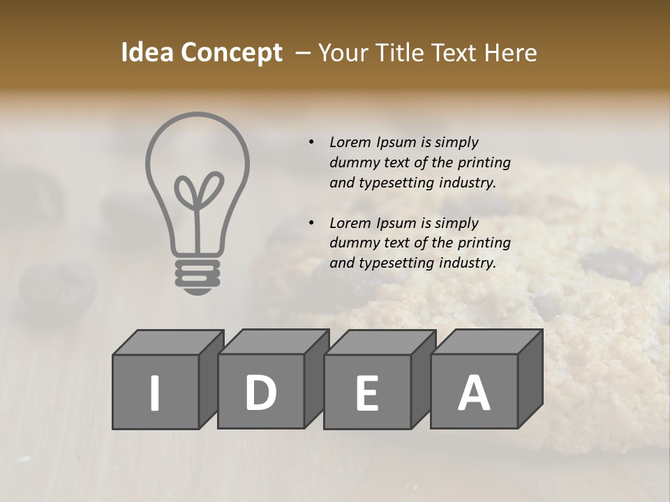 Coffee Beans Horizontal Food PowerPoint Template